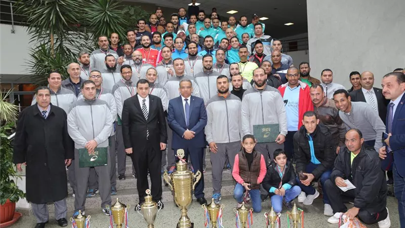 فريق البريد للمصارعة يحصد بطولة الجمهورية