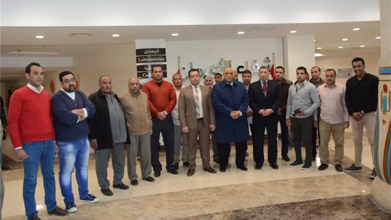 رجال القضاء بالأقصر يدعمون مستشفي شفاء الأورمان