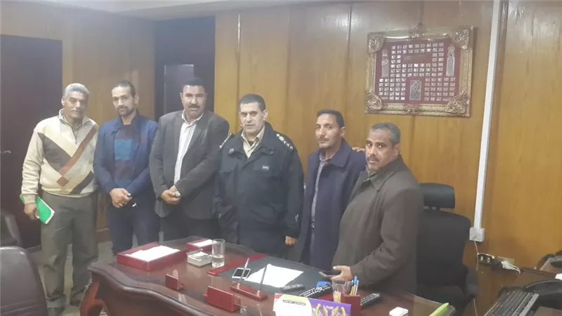 القيادات التنفيذية بالخانكة تهنئ مساعدمديرالامن ومأمورمركزوقسم الشرطةبعيدالشرطة