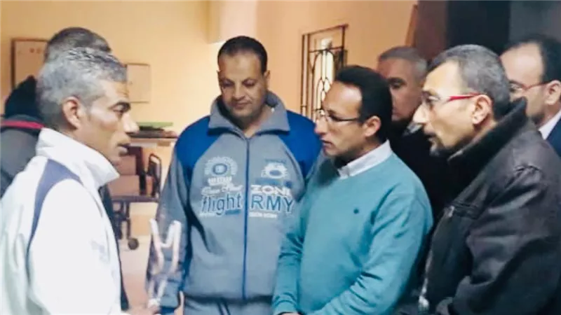 د شوكة “ في زيارة مفاجئة بمستشفي العريش العام