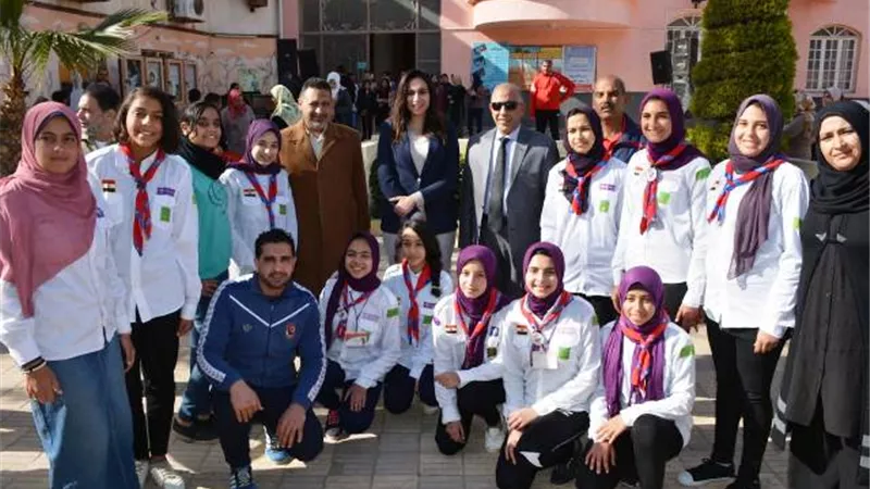 نائب محافظ البحيرة تتفقد معرض المشغولات اليدوية لمواهب مديرية الشباب
