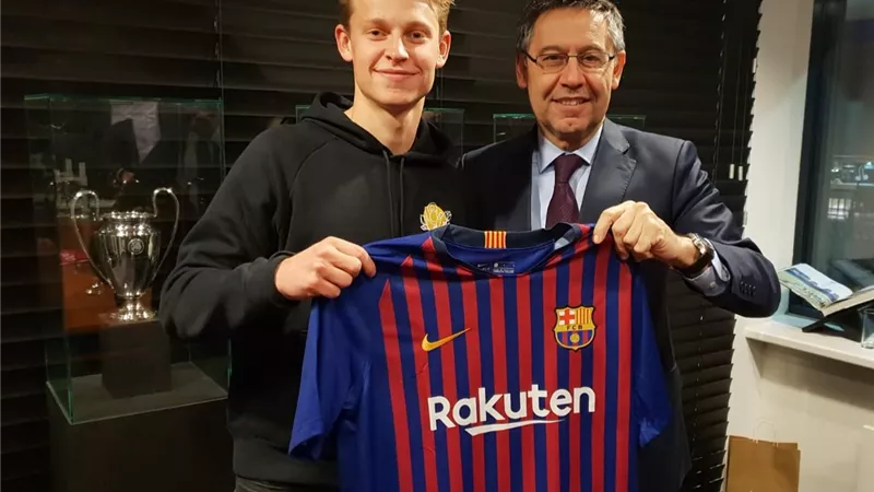 برشلونة يتعاقد مع الهولندى دي يونج مقابل 86 مليون يورو