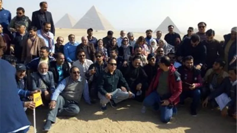 وفد باكستانى من كبار الإعلاميين والصحفيين يزور مصر