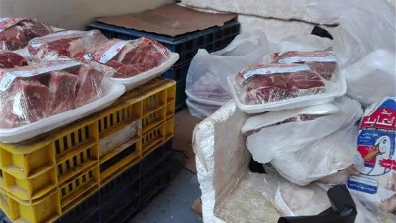 ضبط طن و440 كجم لحوم مجهولة المصدر في بيلا