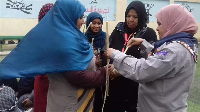 دورة تدريبية لمرشدات الكشافة بالأقصر الأزهرية