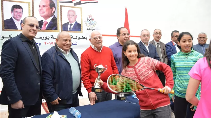 بورسعيد تكرم أبطال الاسكواش.. صور