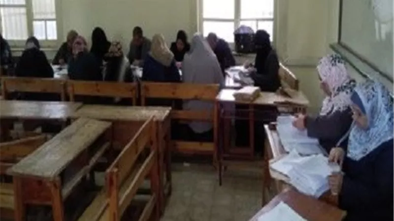 انتهاء تصحيح أوارق الاعدادية بكفر الشيخ