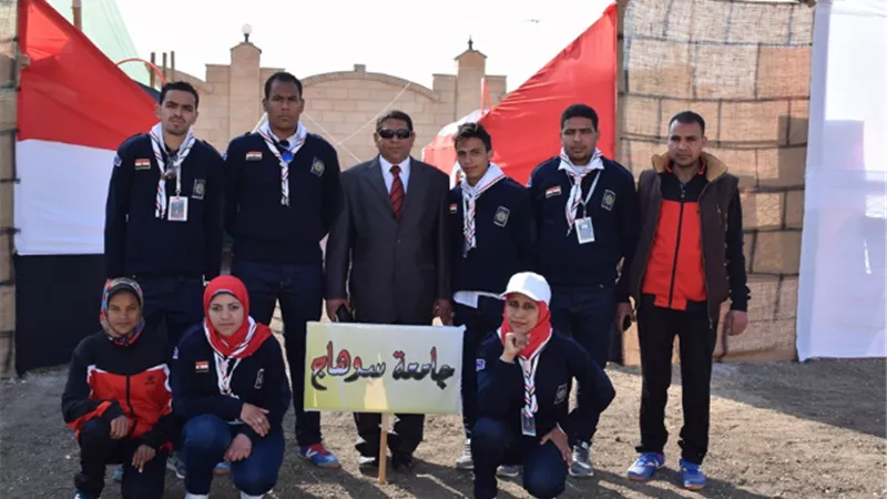القمري يتفقد معسكر منتخب الجوالة