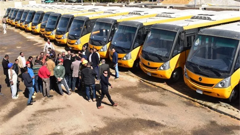 بدء تشغيل منظومة نقل الركاب فى الشروق .. تعرف على الخطوط بالخرائط والصور