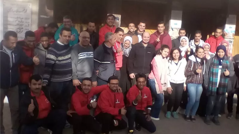 استعداد جامعة عين شمس لأسبوع شباب الجامعات بكفر الشيخ
