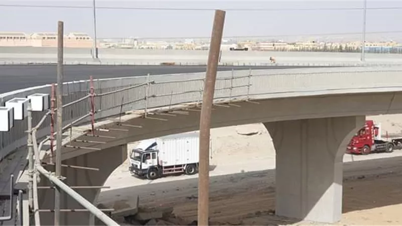 كوبرى 18 بمدينة اكتوبر جاهز للعمل فبراير القادم