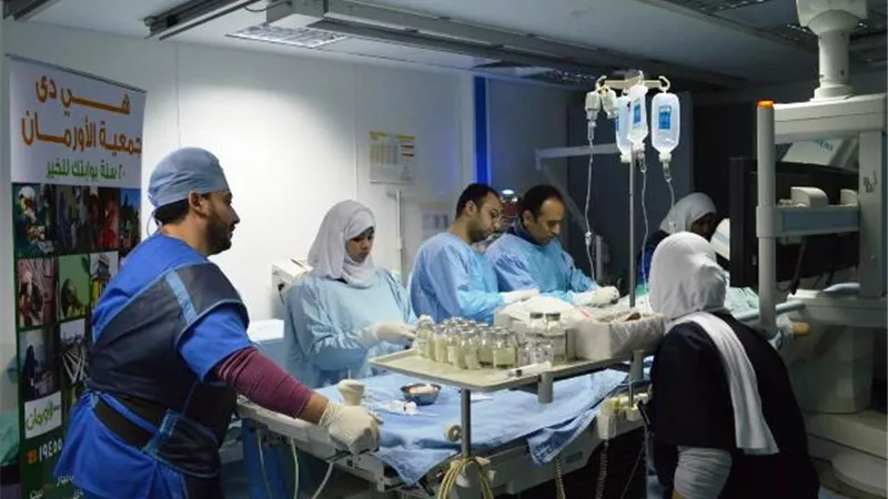 آلاف العمليات الطبية من جمعية الأورمان لغير القادرين