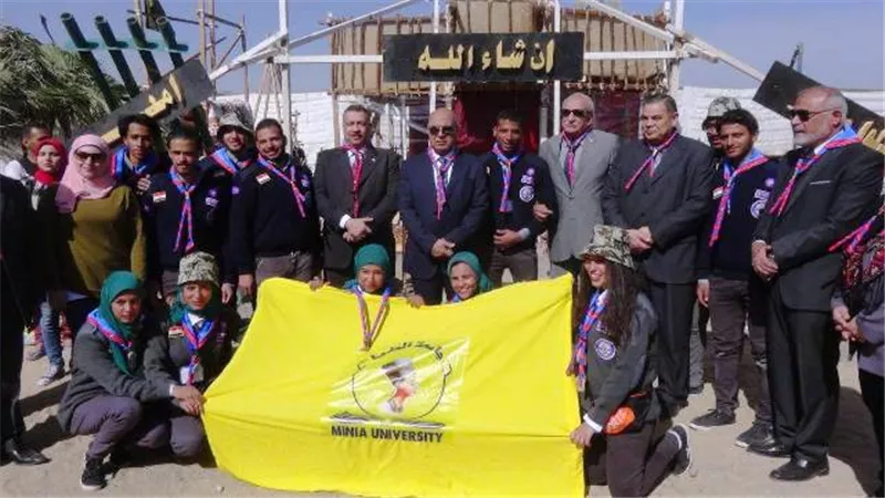 جوالة المنيا تتألق فى المهرجان الكشفي بكفر الشيخ