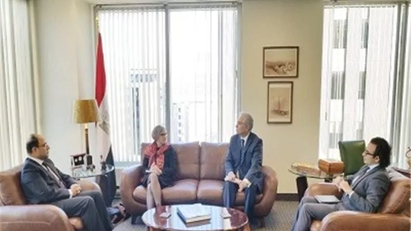 سفير مصر في كندا يلتقي مع مسئولي المجلس الكندي الدولي