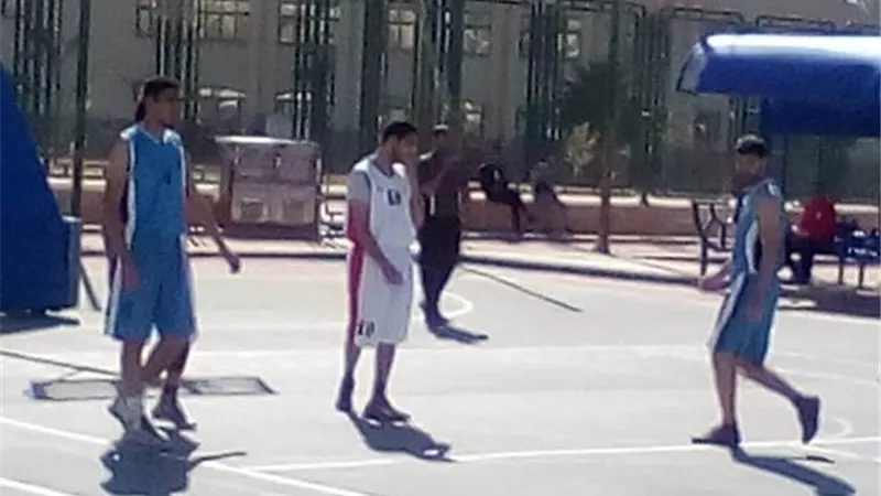 فريق عين شمس لكرة السلة يشارك في أولى فعاليات اسبوع شباب الجامعات