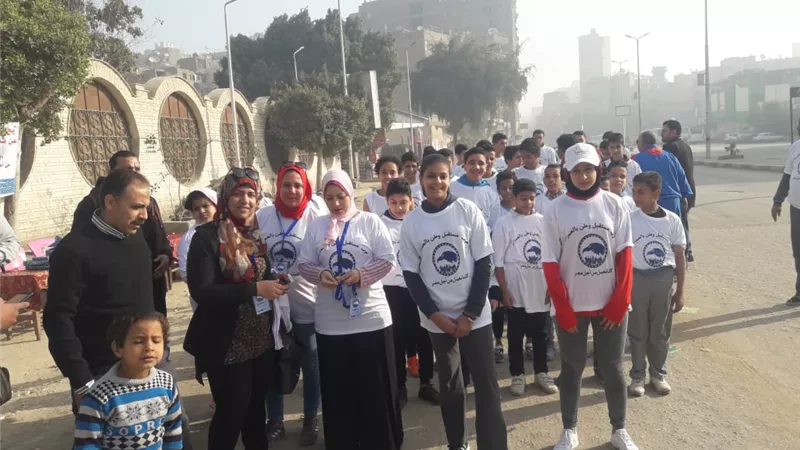 مستقبل وطن بالعمرانية ينظم ماراثون لأعضائه من درويش لكوبرى الطالبية