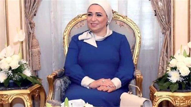 السيدة انتصار السيسي تستقبل الشيخة جواهر بنت محمد القاسمي