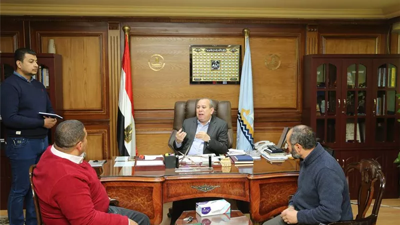 التشغيل التجريبي لمحطة الصرف الصحي بكفر قته