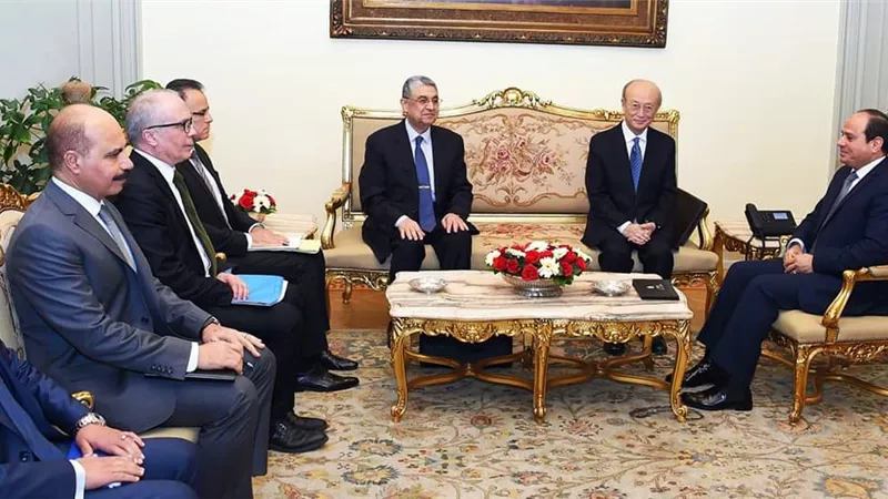 السيسي: حريصون على تطبيق أعلى المعايير الدولية في مجال الأمان والأمن النووي في مشروع إنشاء المحطة النووية بالضبعة