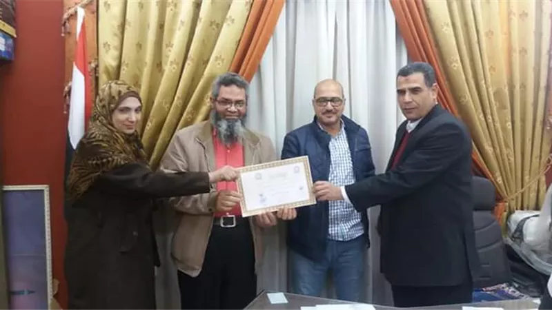 تكريم قيادات التعليم بالخانكة لجهودهم في إثراء العملية التعليمية