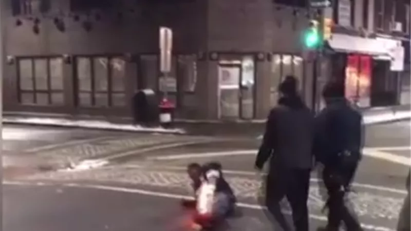 حارس امن يشعل النار في زبون رفض مغادرة المطعم