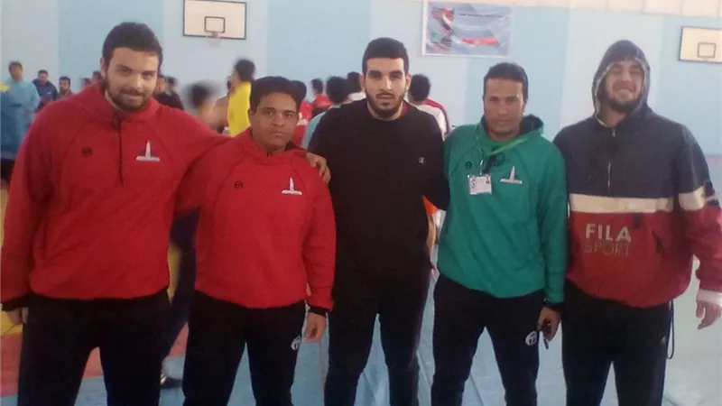 فريق عين شمس للمصارعة الروماني يشارك في اسبوع شباب الجامعات