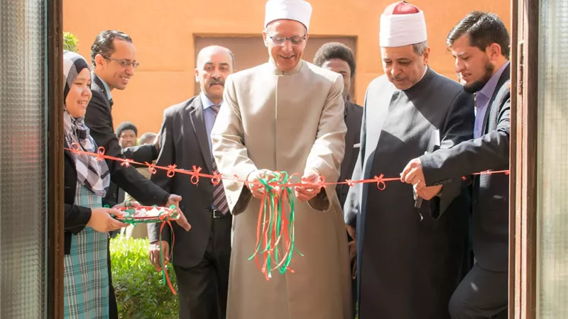 وكيل الأزهر يفتتح المقر الجديد لبرلمان الطلاب الوافدين