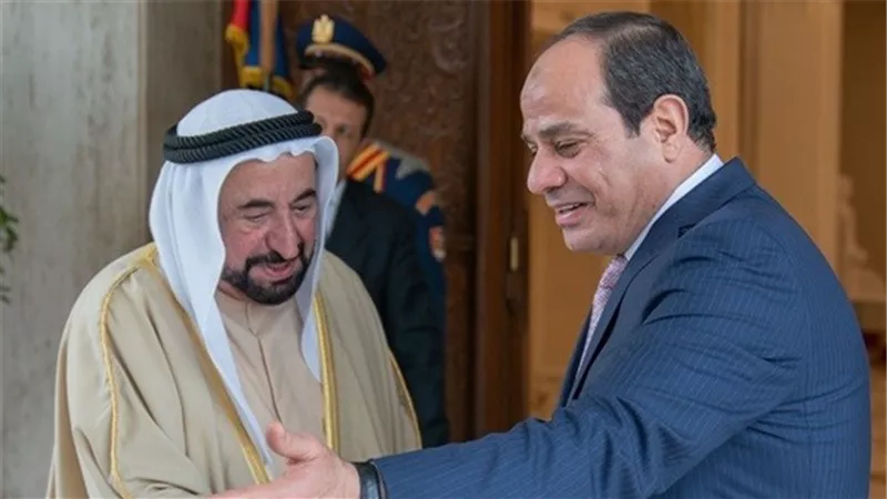 الرئيس السيسى يستقبل الشيخ سلطان بن محمد القاسمى حاكم الشارقة