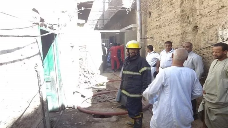 إصابة عدد من المواطنين فى إنهيار منزل قديم بالأقصر