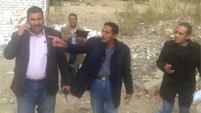 12حالة إزالة علي أراضي الدولة في حملة مكبرة بالخانكة
