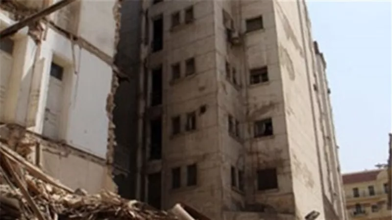 اصابة 4 اشخاص فى انهيار عقار سكنى بإدفو