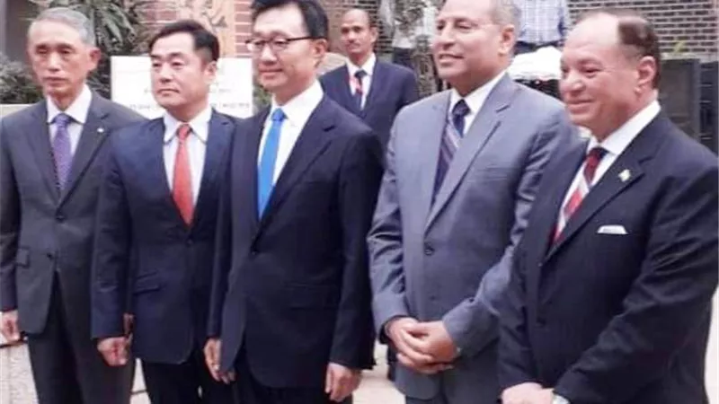 افتتاح جناح دولة كوريا بالحديقة الدولية بمدينة نصر