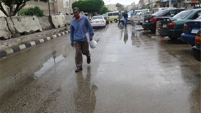 أمطار خفيفة بكفر الشيخ