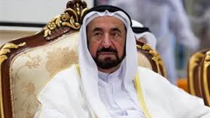 حاكم الشارقة يغادر القاهرة بعد لقاء السيسي