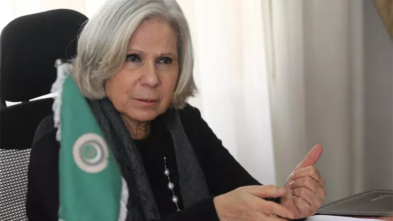 هيفاء أبو غزالة: الجامعة العربية اتخذت عددا من الإجراءات لتنفيذ نتائج القمة التنموية