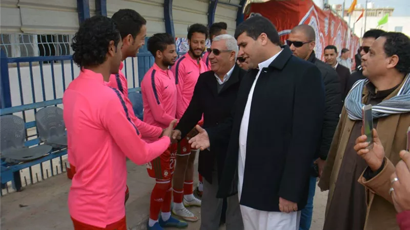 الرجاء يفوز على سيدى سالم بالثلاثة فى حضور محافظ مطروح.. صور
