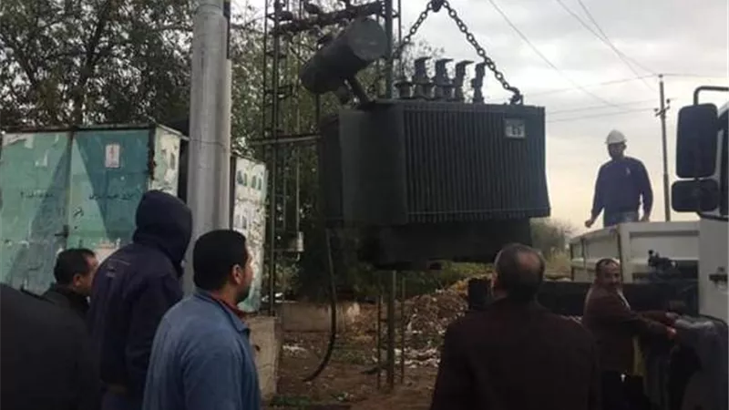 رفع كفاءة شبكة الكهرباء وزيادة قدرة المحولات بالزعفران