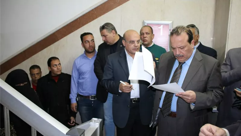 رئيس جامعة طنطا يتفقد المستشفى التعليمي