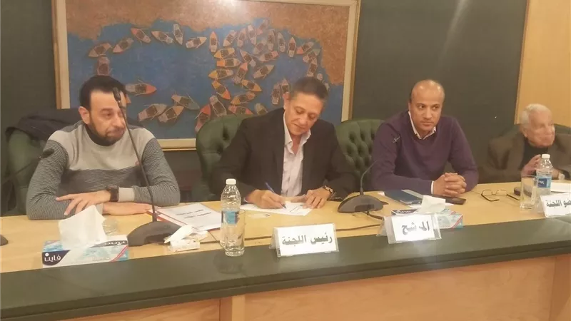 حيدر يتقدم بورق ترشحه لمجلس «الصحفيين»