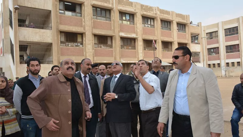 محافظة الجيزة تواجة مخالفات البناء بالحوامدية