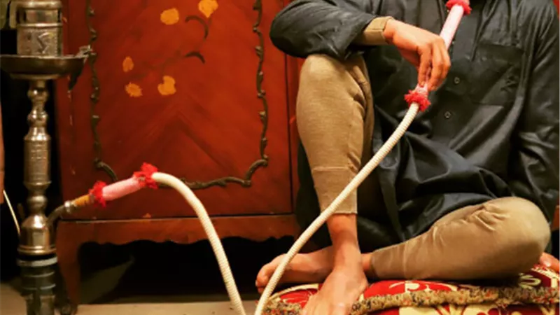 محمد رمضان بالشيشة على انستجرام