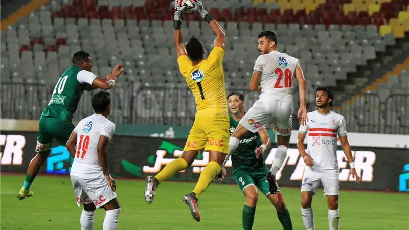 ملخص وأهداف مباراة الزمالك والمصرى بالدورى