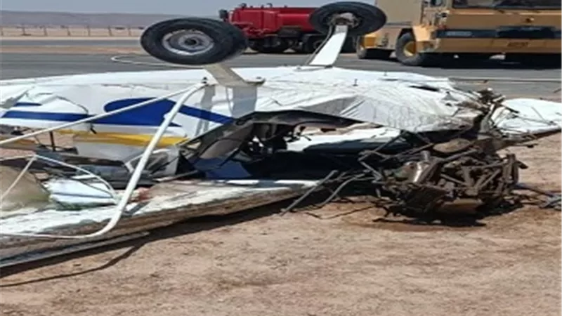 الطيران: سقوط طائرات للرياضات الجوية بمطار الجونة أسفر عن مصرع قائدى الطائرة ولجنة للتحقيق في الحادث