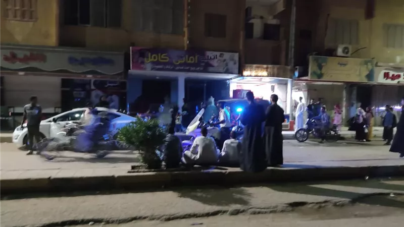 حملة مرورية بكورنيش إسنا لضبط المخالفين ومنع التزاحم المرورى