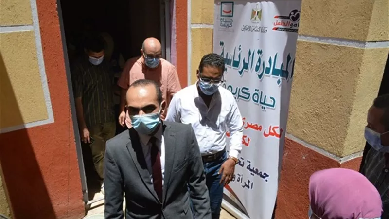 نائب محافظ سوهاج وممثل المشروعات القومية في زيارة ميدانية لمشروعات 