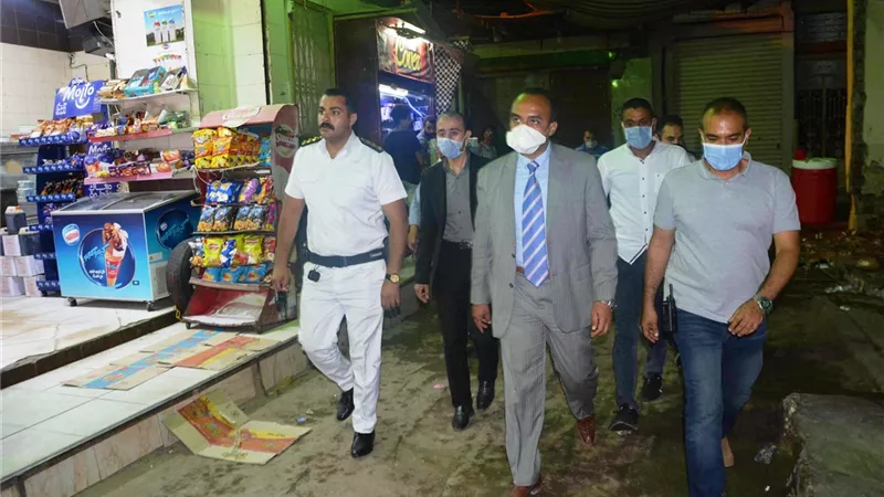 حملة مكبرة لازالة الاشغالات بالمنيا يقودها نائب المحافظ