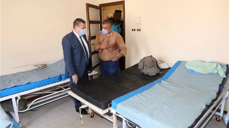 محافظ المنوفية يتفقد قوات التأمين المشاركة فى انتخابات 