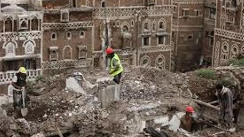تهدم منازل مسجلة لدي اليونسكو في صنعاء القديمة جراء الأمطار الغزيرة