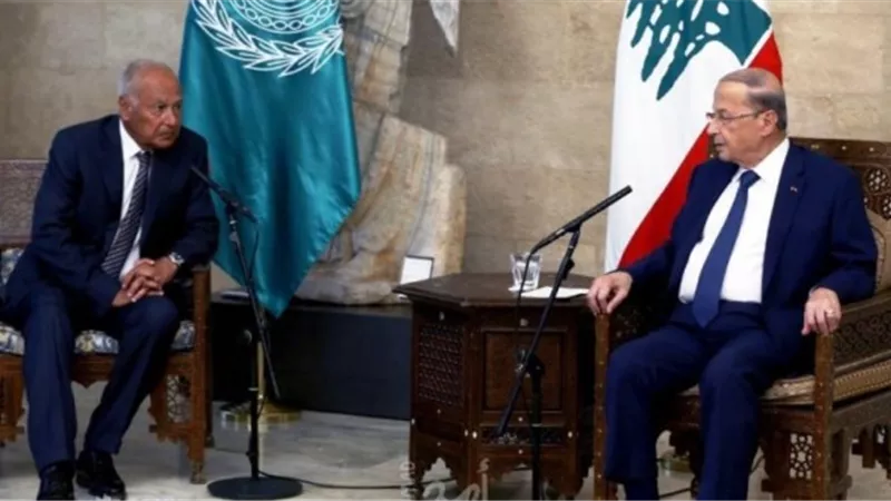 ابو الغيط الأمين العام لجامعة الدول العربية يختتم زيارته للبنان