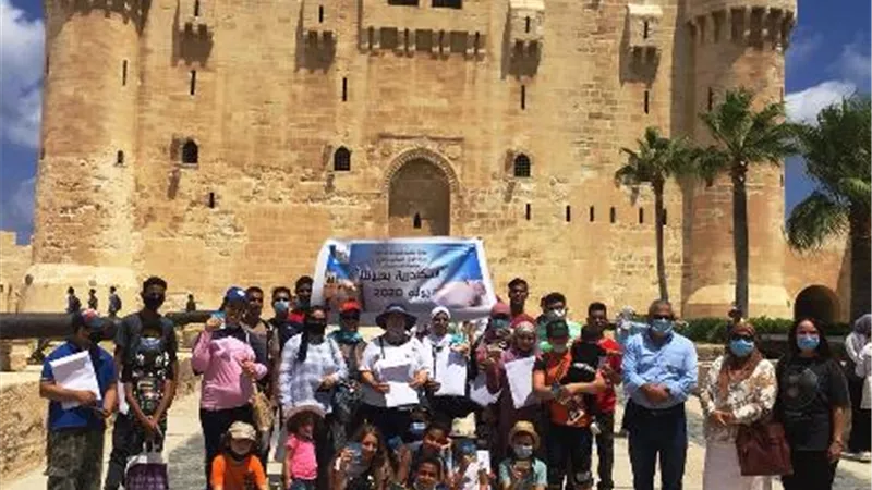 رحلة سياحية لـ30 أسرة متحدى الإعاقة اولى هدايا الرحلات الداخلية للإسكندرية